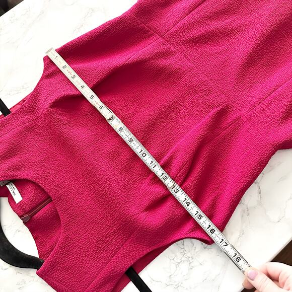 M.M. LaFleur Jane 1.0 Staccato Crepe Dress Women's Size 4 Color Hibiscus NEW - Picture 13 of 16